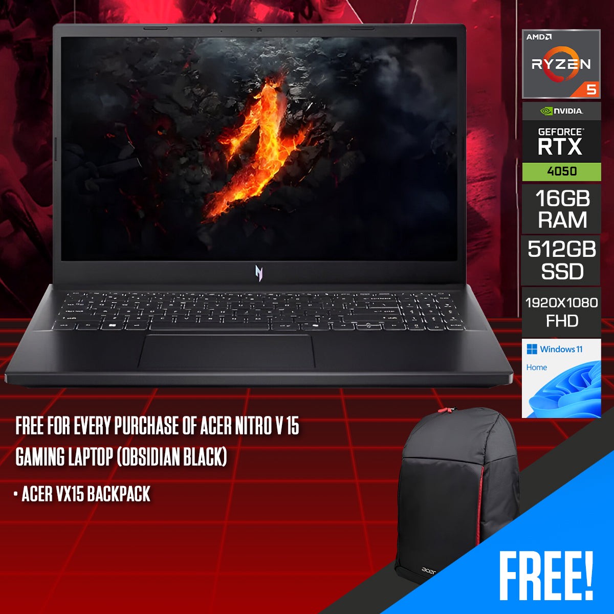 acer-nitro-v-15-anv15-41-r9d6-gaming-laptop-obsidian-black-15-6-fhd-1920x1080-165hz-ips-ryzen-5-6600h-16gb-2x8gb-ram-512gb-ssd-rtx-4050-windows-11-home-acer-vx15-backpack