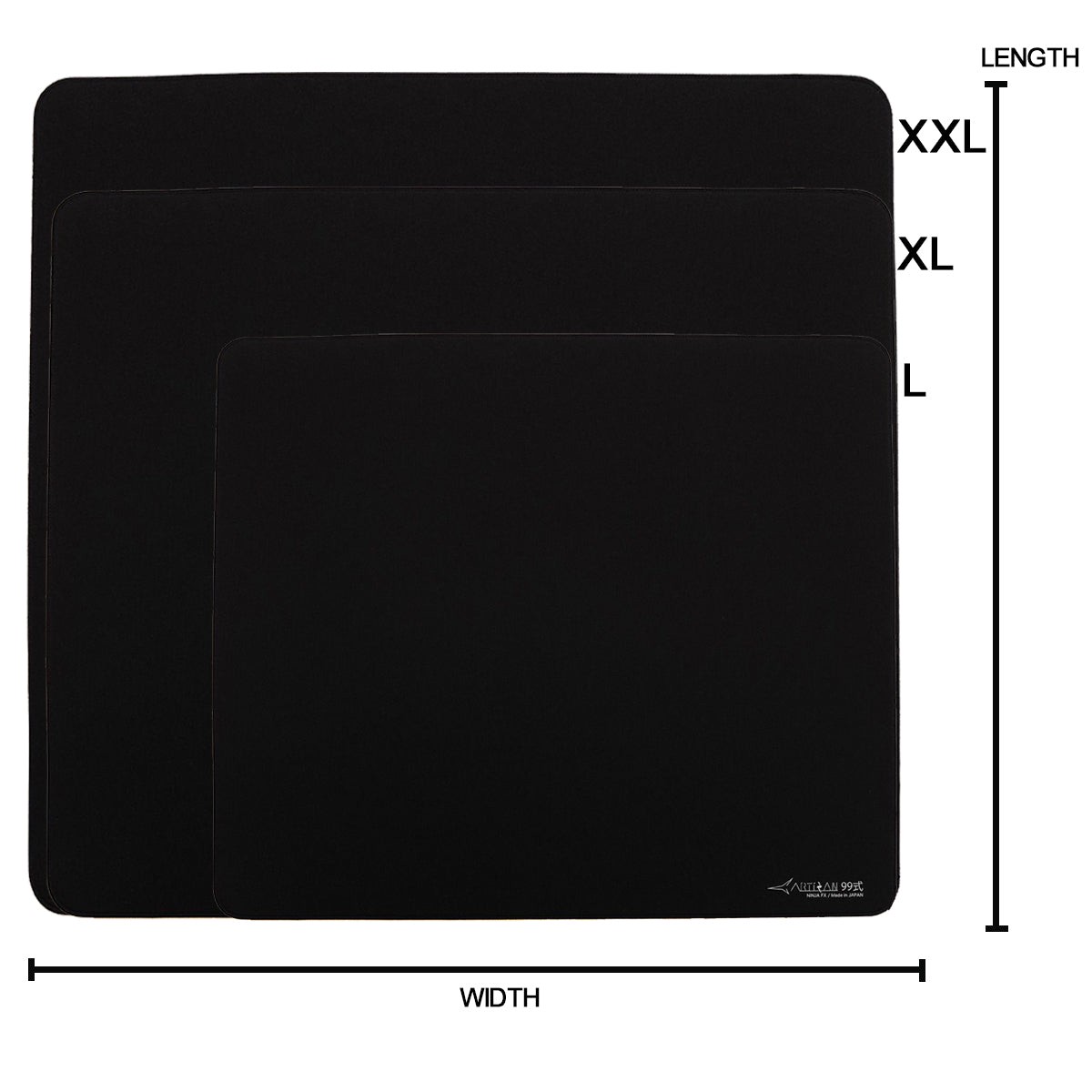 artisan-ninja-fx-type-99-gaming-mousepad-black-xsoft-soft-mid-l-xl-xxl