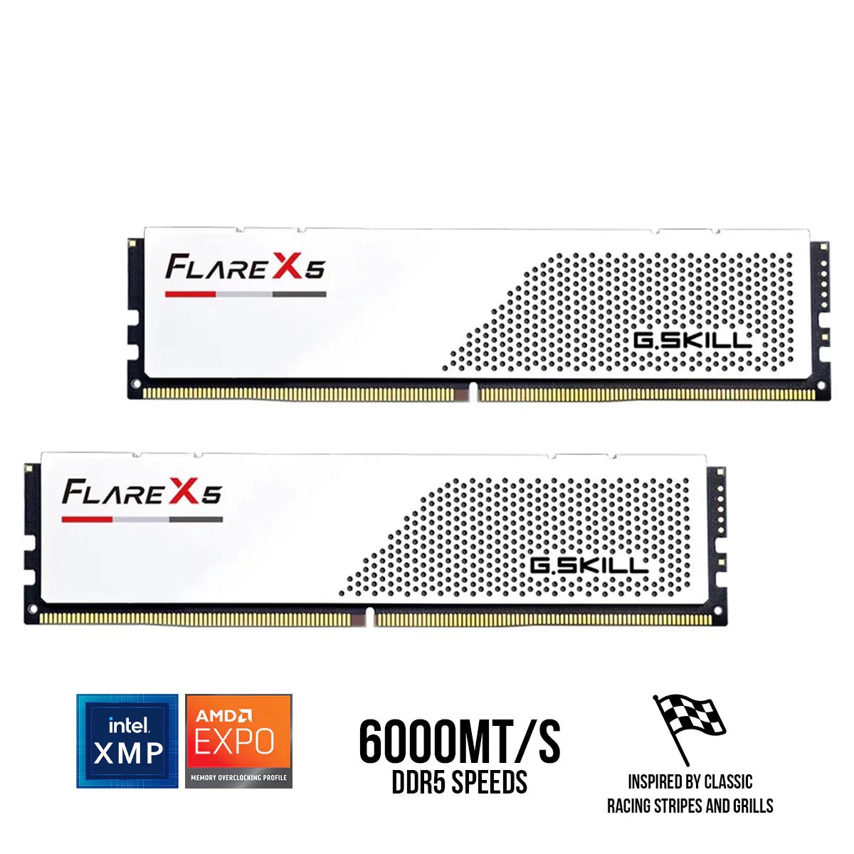 g-skill-flare-x5-32gb-16gbx2-ddr5-6000mt-s-cl36-36-36-96-1-35v-intel-xmp-3-0-amd-expo-desktop-memory-matte-white-f5-6000j3636f16gx2-fx5w