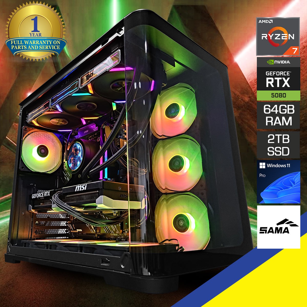 ultra-v60-mid-tower-desktop-gaming-pc-amd-ryzen-7-7800x3d-64gb-ram-2tb-ssd-rtx-5080-windows-11-pro