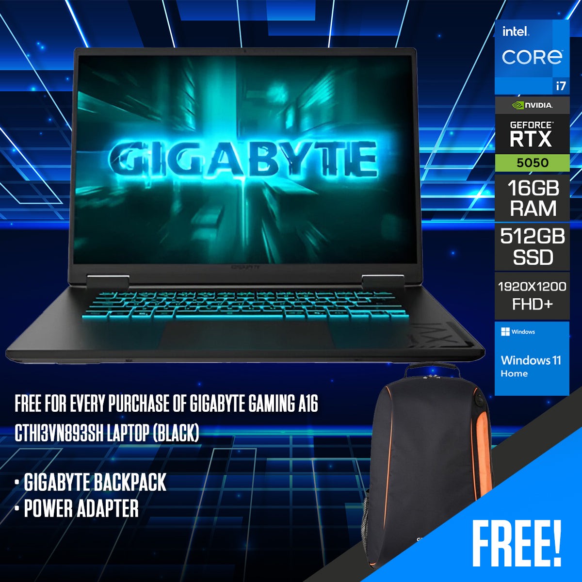 gigabyte-gaming-a16-cthi3vn893sh-laptop-black-16-fhd-1920x1200-165hz-ips-core-i7-13620h-16gb-ram-512gb-ssd-rtx-5050-windows-11-home-gigabyte-backpack-power-adapter