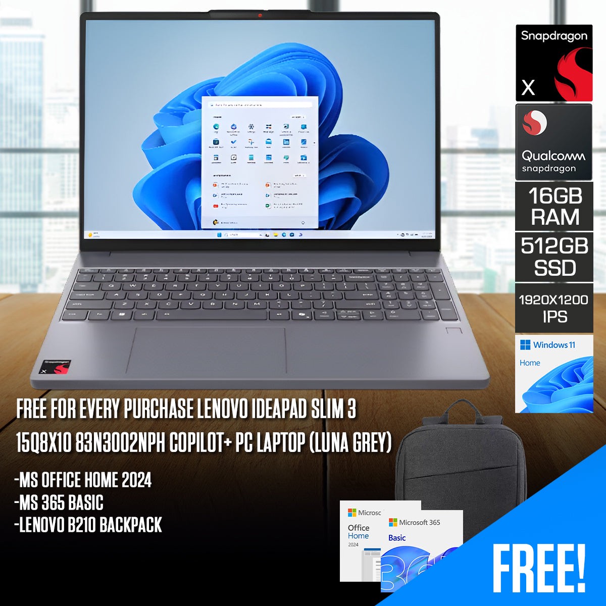 lenovo-ideapad-slim-3-15q8x10-83n3002nph-copilot-pc-laptop-15-3-wuxga-ips-snapdragon-x-x1-26-100-16gb-ram-512gb-ssd-integrated-qualcomm-adreno-gpu-win-11-home-ms-office-home-2024