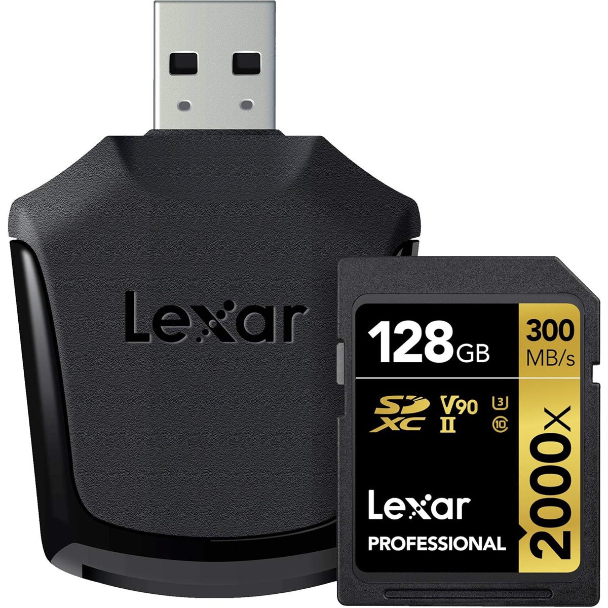 lexar-professional-2000x-128gb-sdxc-uhs-ii-c10-u3-v90-300mb-s-read-260mb-s-write-sd-card-gold-series-with-reader-lsd128cb2000r