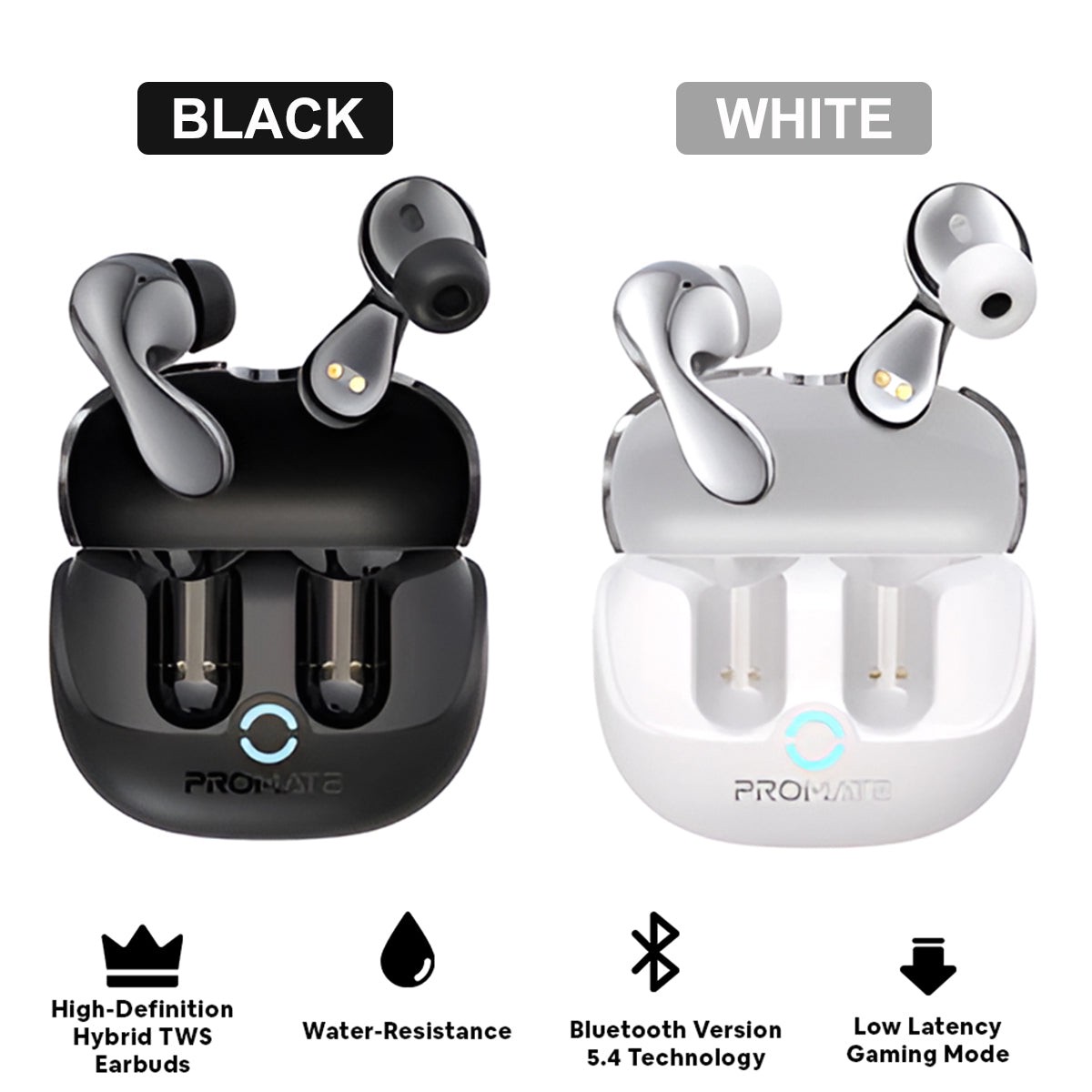 promate-baton-high-definition-hybrid-anc-tws-earbuds-with-intellitouch-black-white