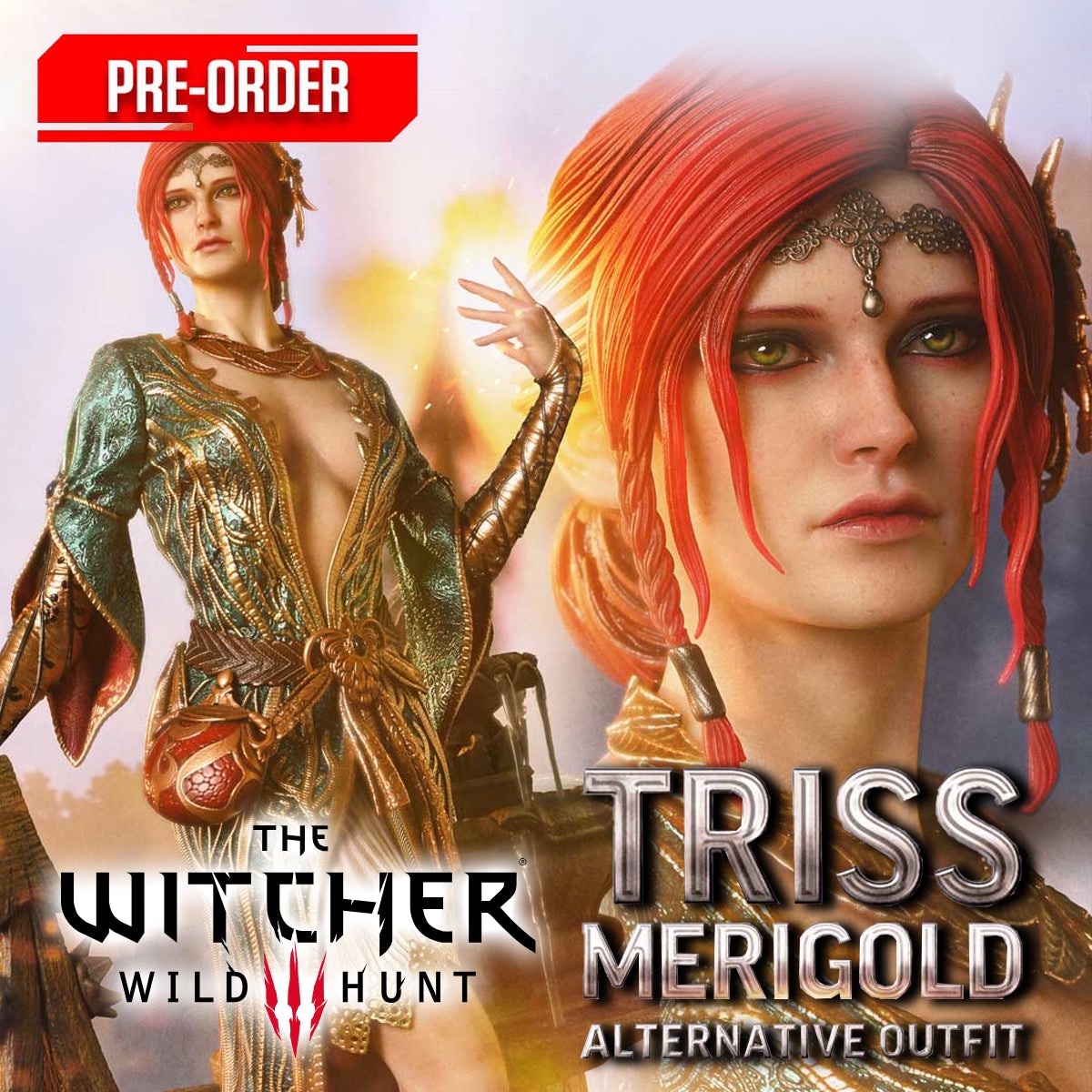 real-elite-masterline-the-witcher-3-wild-hunt-triss-merigold-alternative-outfit-regular-version-pre-order-downpayment