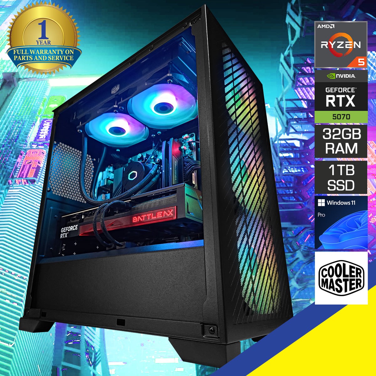 aurora-elite-301-black-desktop-gaming-pc-amd-ryzen-5-7500f-32-gb-ram-1-tb-ssd-rtx-5070-windows-11-pro