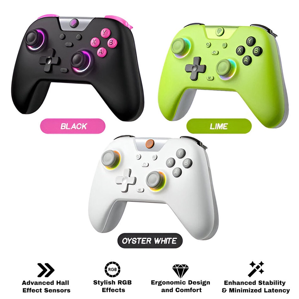 easysmx-x05-multi-platform-gaming-controller-with-hall-effect-joystick-black-lime-oyster-white