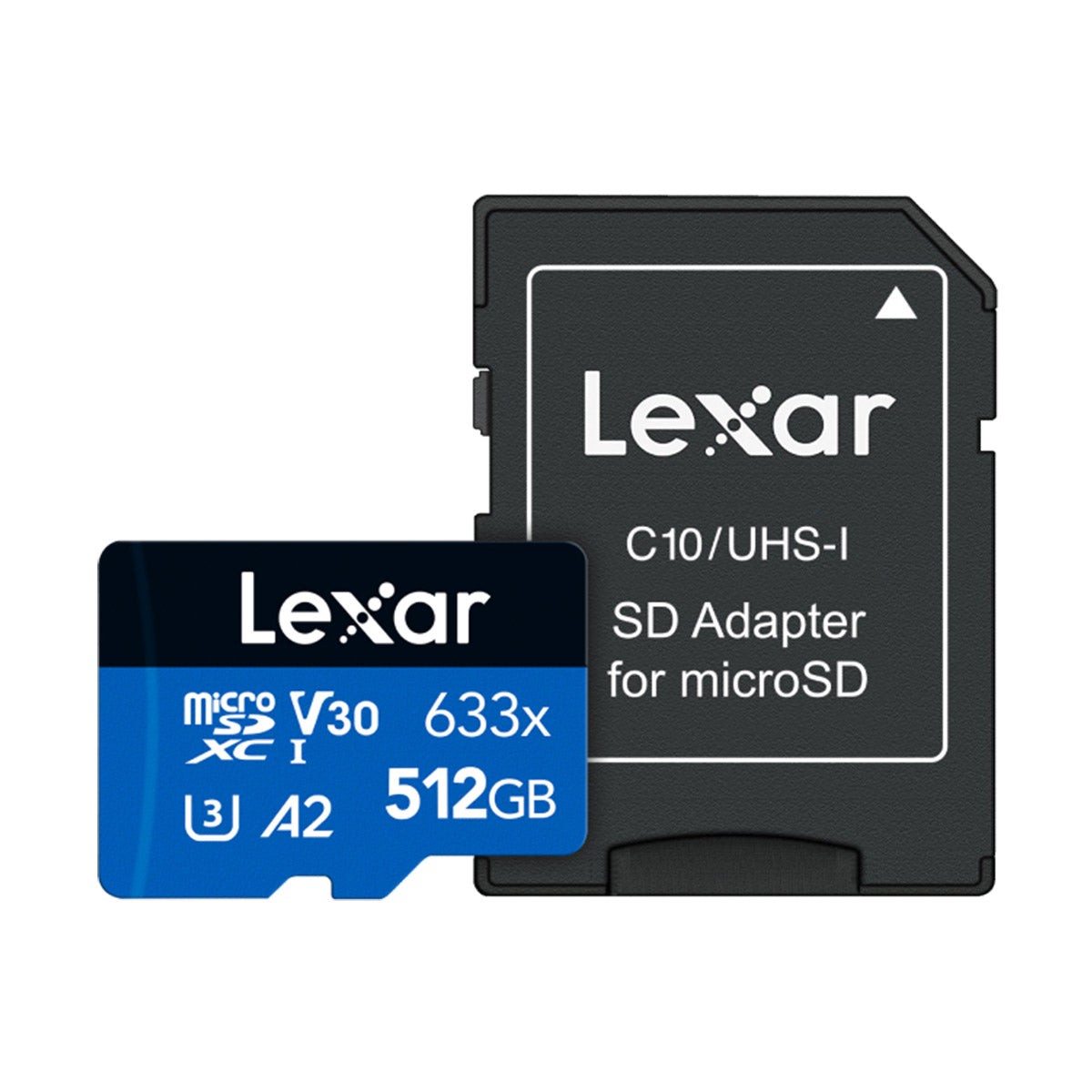 lexar-high-performance-633x-512gb-microsdxc-uhs-i-c10-u3-v30-a2-100mb-s-read-memory-card-blue-series-with-sd-adapter-lsdmi512bb633a