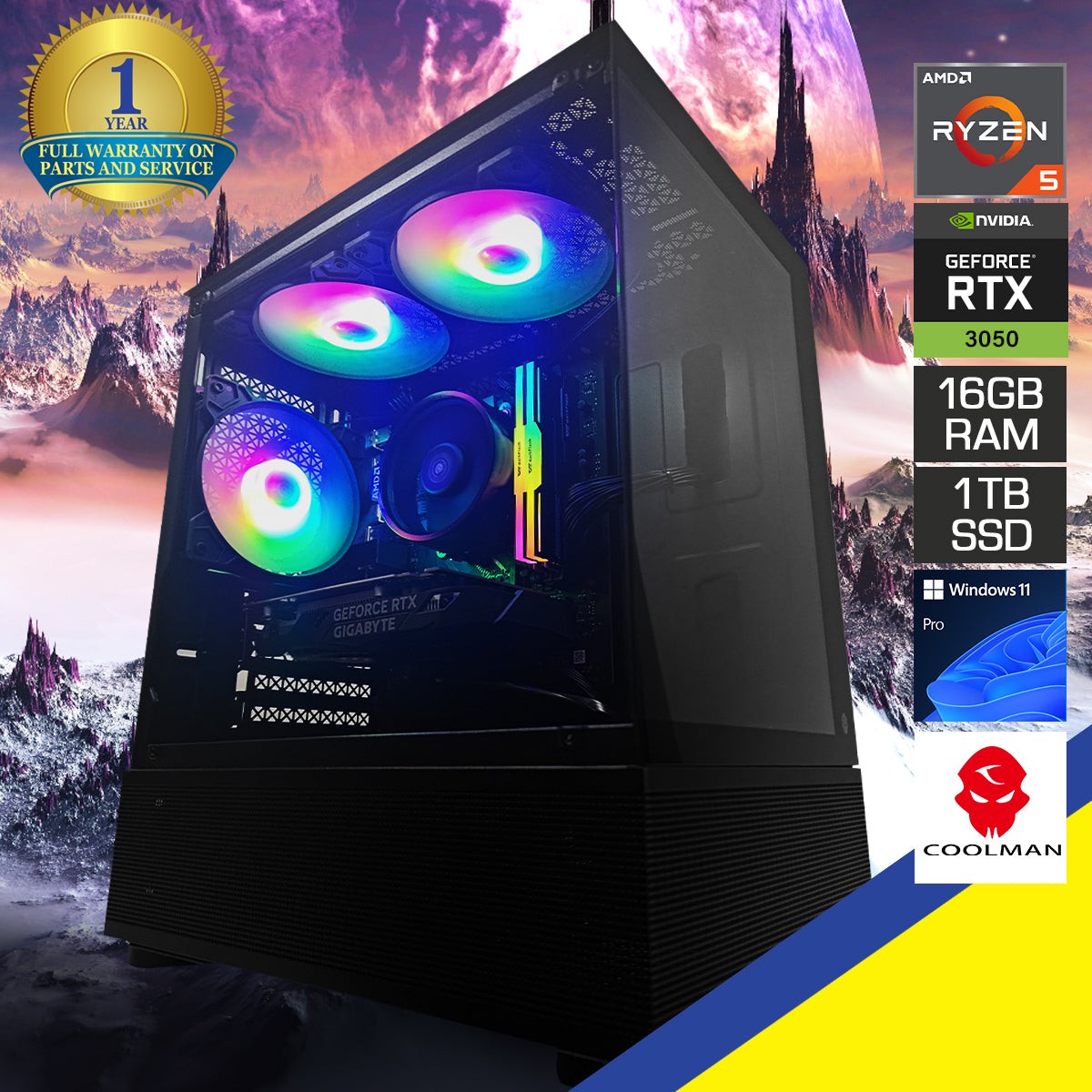 alpha-reyna-black-desktop-gaming-pc-amd-ryzen-5-5500-16gb-2x8gb-ram-512gb-ssd-rtx-3050-windows-11-pro