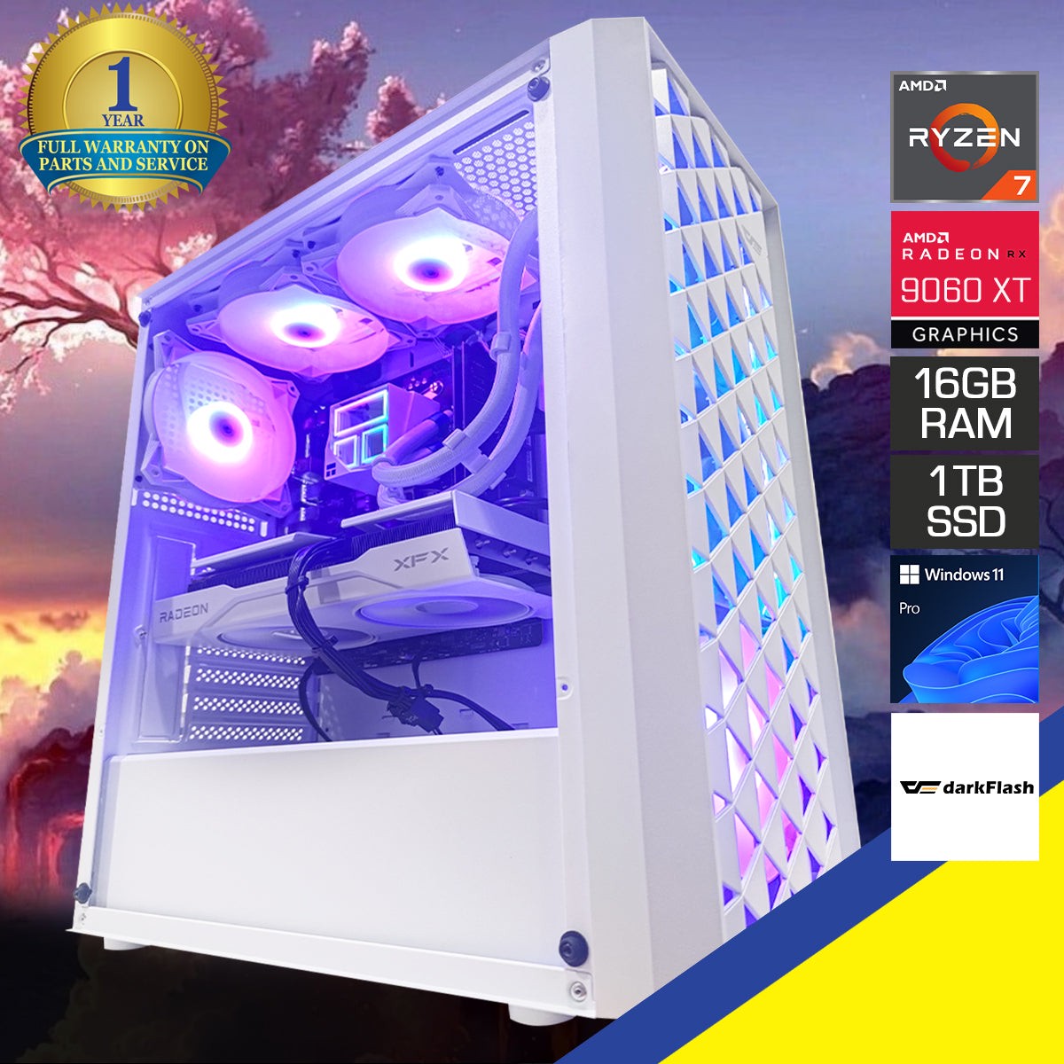 aurora-dk351-white-desktop-gaming-pc-amd-ryzen-7-8700f-16gb-2x8gb-ram-1tb-ssd-rx-9060-xt-windows-11-pro