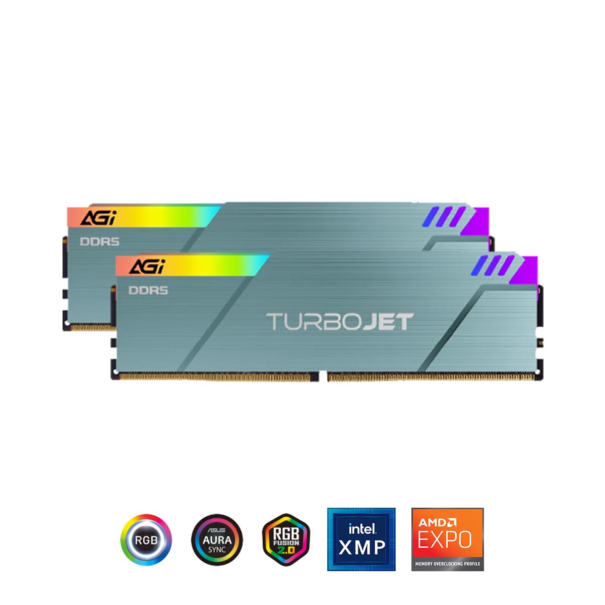 agi-turbojet-ud858-rgb-32gb-16gbx2-ddr5-6400mhz-cl36-1-5v-gaming-memory-modules-teal-agi6iph16ud858-dc