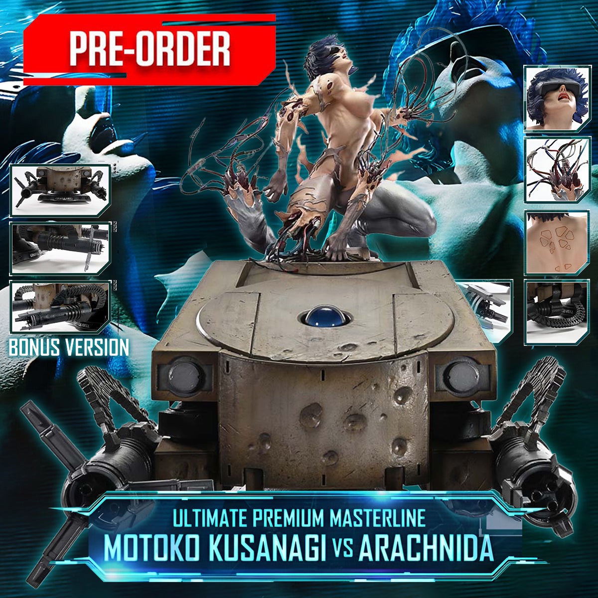 ultimate-premium-masterline-ghost-in-the-shell-motoko-kusanagi-vs-arachnida-bonus-version-pre-order-downpayment
