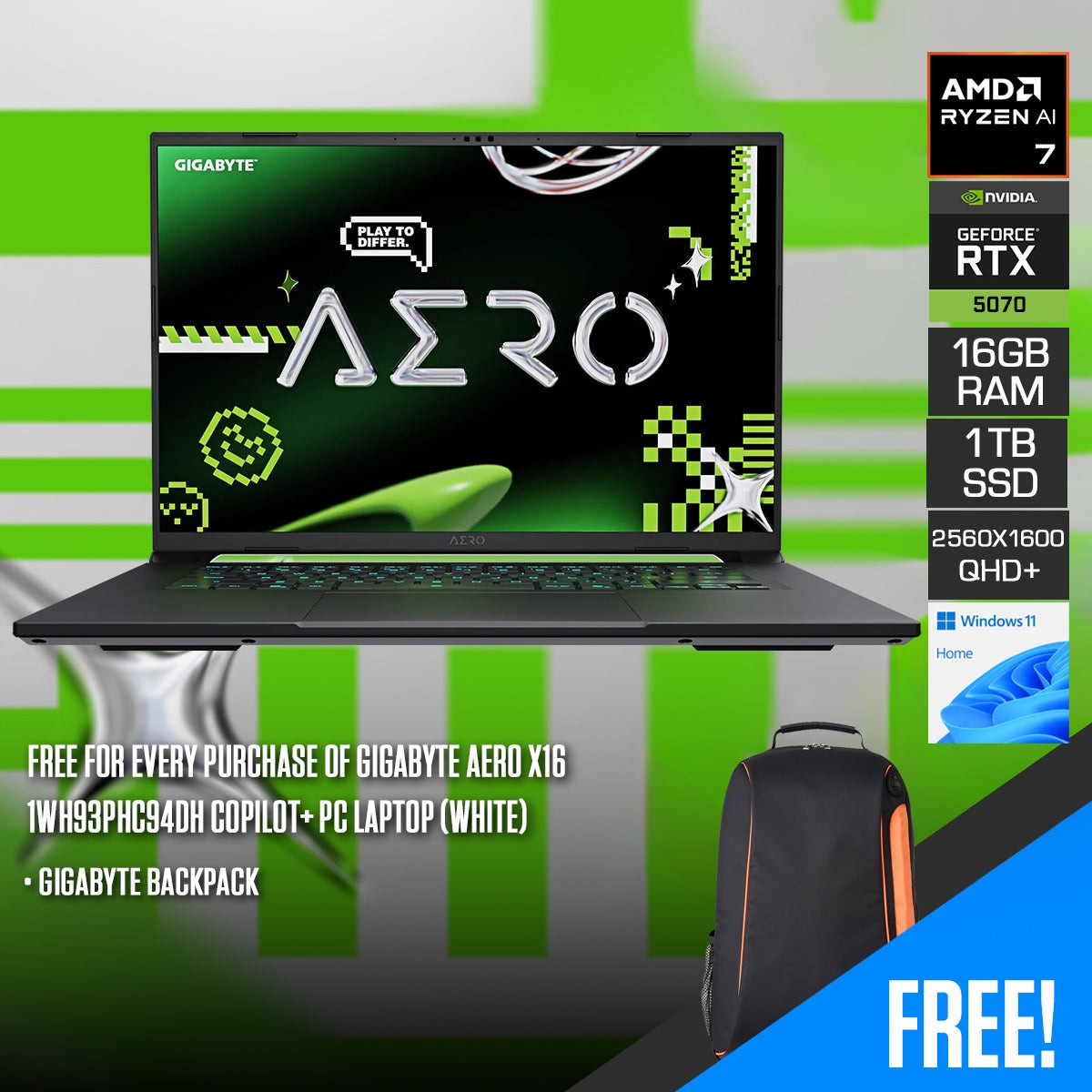 gigabyte-aero-x16-1wh93phc94dh-copilot-pc-laptop-white-16-qhd-2560x1600-165hz-ips-ryzen-ai-7-350-16gb-ram-1tb-ssd-rtx-5070-8gb-windows-11-home-gigabyte-backpack