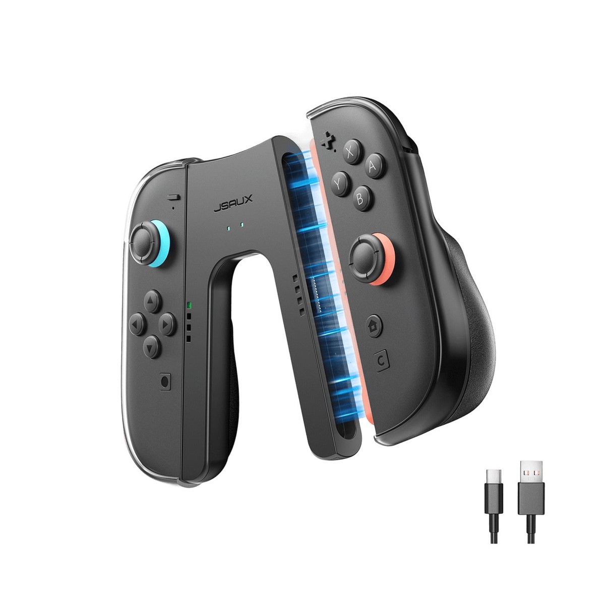 jsaux-joyverse-series-dual-grip-for-nintendo-switch-2-joy-con-black-gp0401