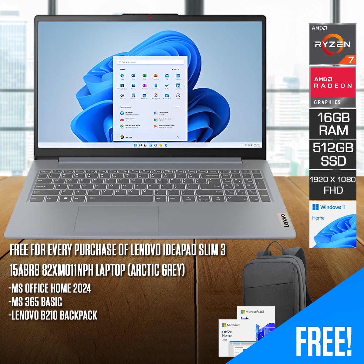 lenovo-ideapad-slim-3-15abr8-82xm011nph-laptop-15-6-fhd-tn-ryzen-7-5825u-16gb-ram-512gb-ssd-integrated-amd-radeon-graphics-windows-11-home-ms-office-home-2024-ms-365-basic-lenovo