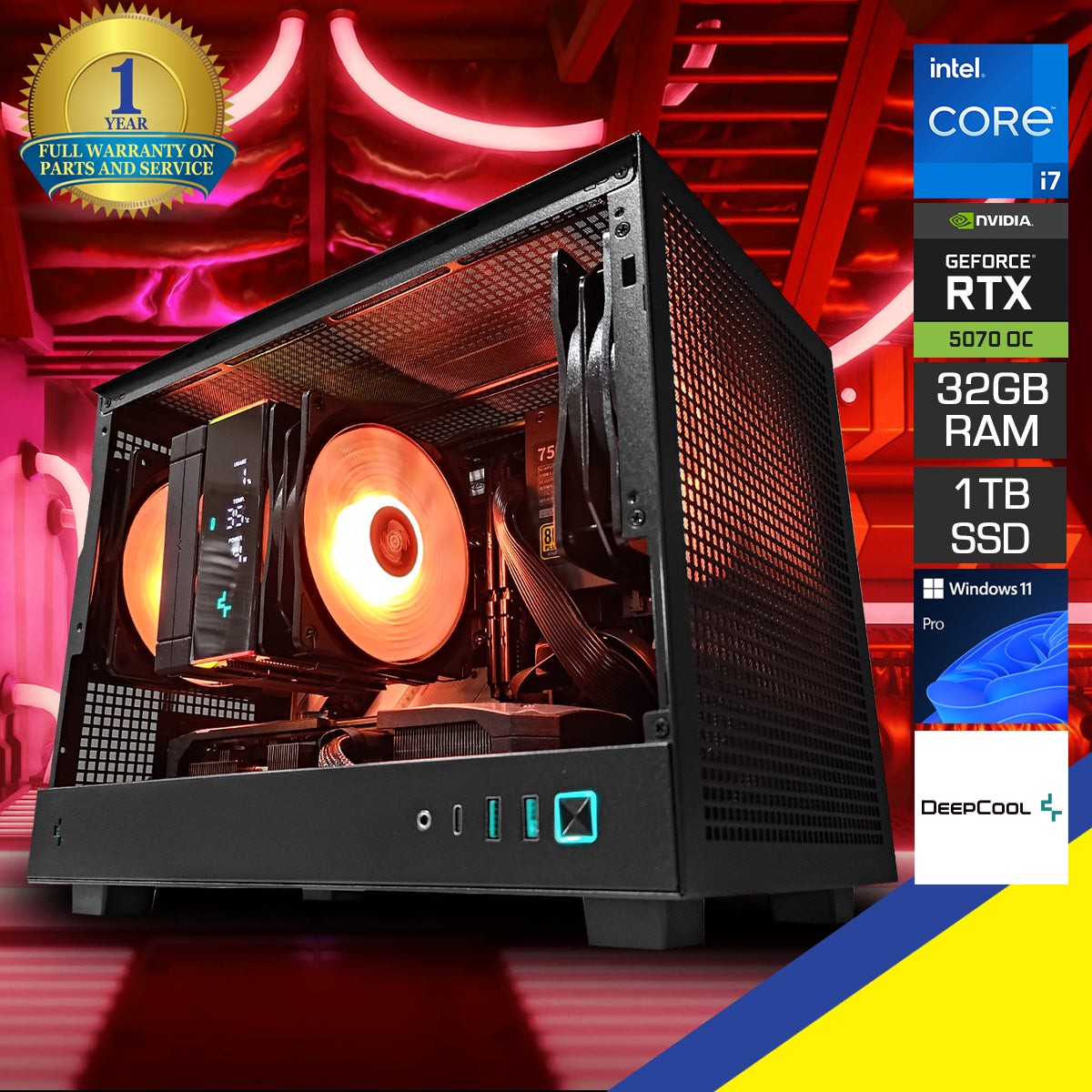 new-arrival-sophos-ch160-black-desktop-gaming-pc-intel-i7-14700f-32gb-ram-1tb-ssd-with-wifi-bluetooth-geforce-rtx-5070-oc-windows-11-pro