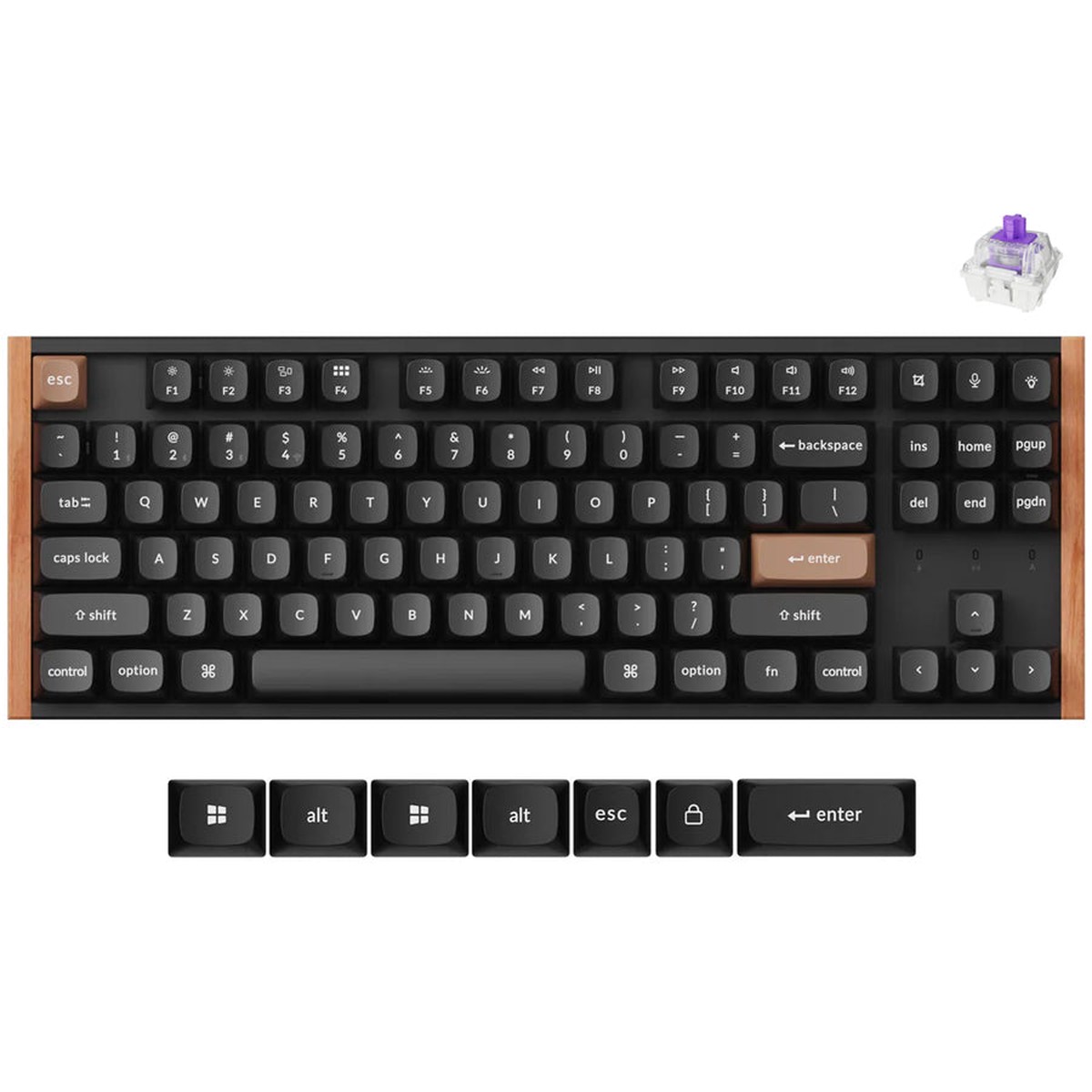 keychron-k8-he-special-ed-tkl-wireless-magnetic-switch-custom-keyboard-black-gateron-double-rail-magnetic-nebula-switch-k8h-f1