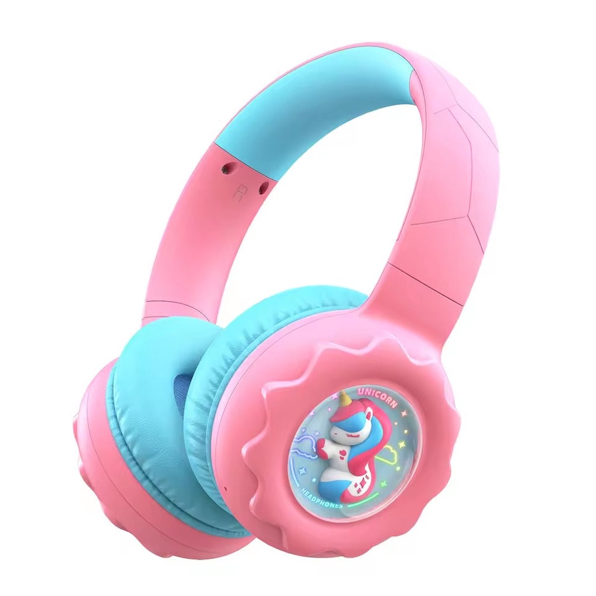 onikuma-b30-unicorn-ear-wireless-headset-with-85db-kids-ear-protection-pink