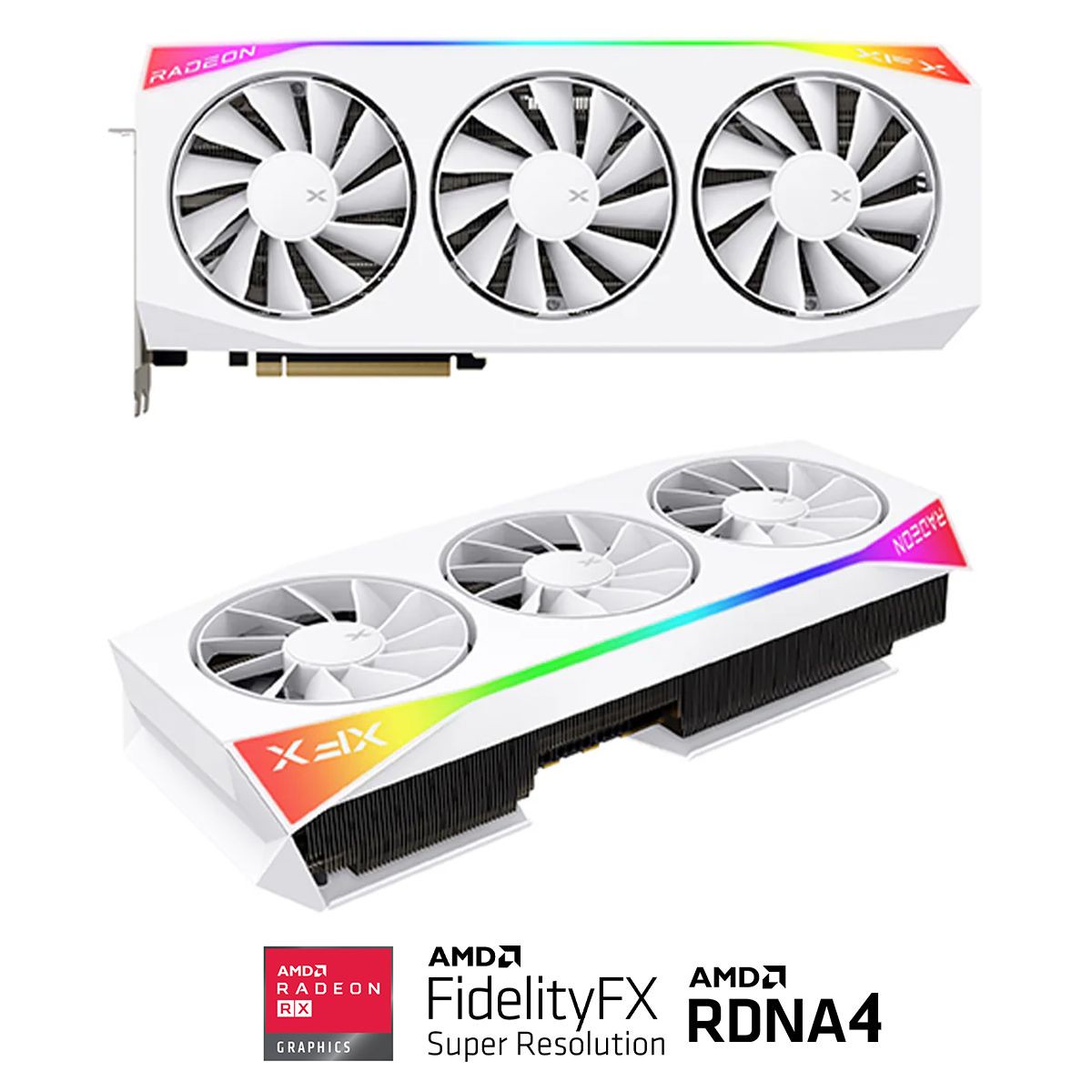 xfx-mercury-amd-radeon-rx-9070-xt-oc-gaming-ed-with-rgb-16gb-gddr6-graphics-card-white-rx-97trgbbw9
