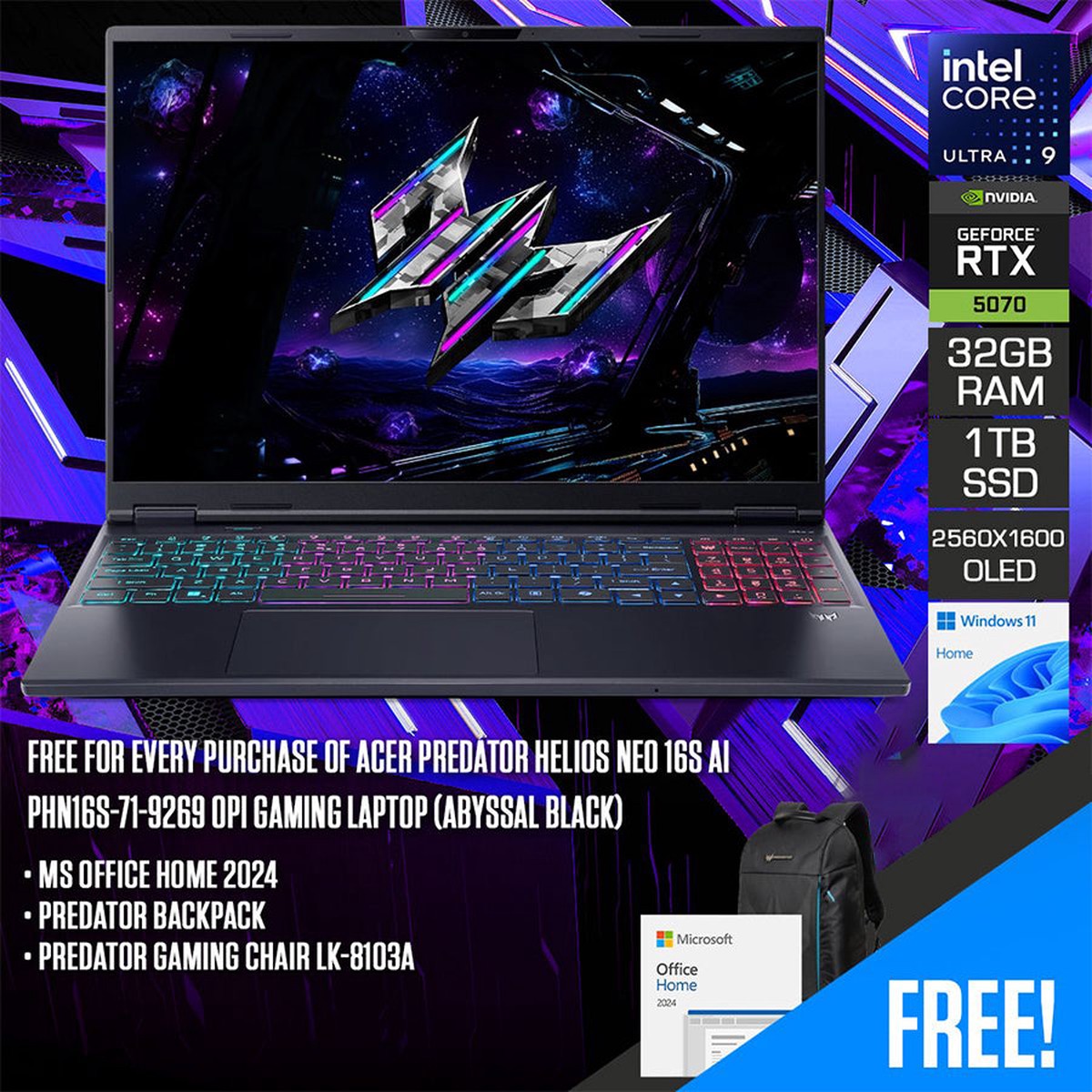 acer-predator-helios-neo-16s-ai-phn16s-71-9269-opi-gaming-laptop-16-wqxga-240hz-oled-core-ultra-9-275hx-32gb-ram-1tb-ssd-rtx-5070-windows-11-home-ms-office-home-2024-predator