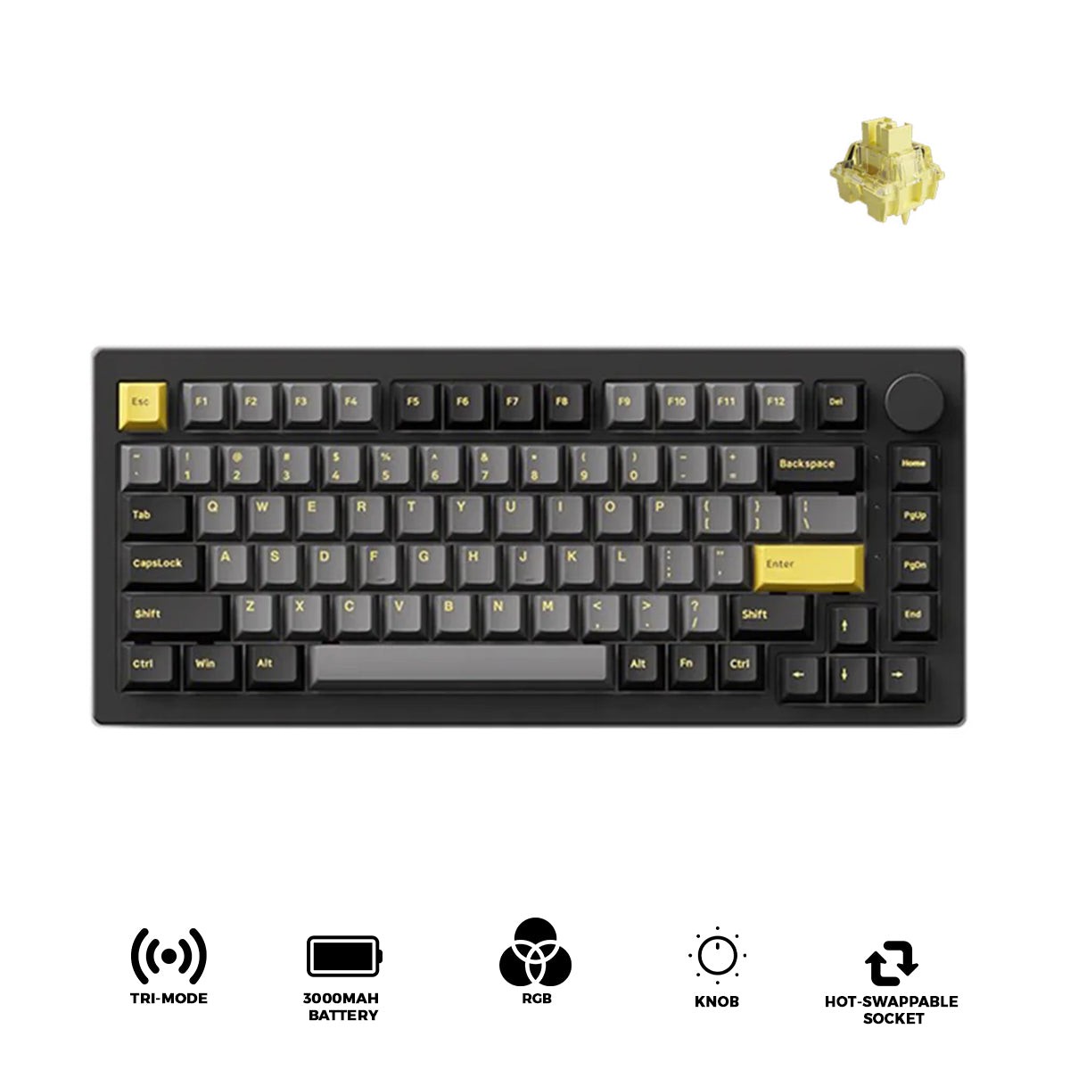akko-black-gold-5075b-plus-multi-mode-rgb-hot-swappable-mechanical-keyboard-akko-v3-cream-yellow-pro