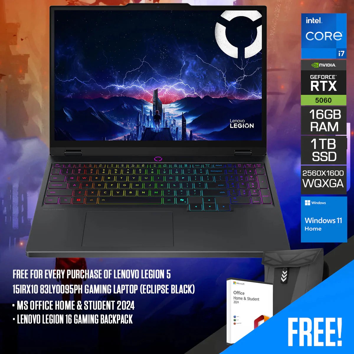 lenovo-legion-5-15irx10-83ly0095ph-gaming-laptop-15-wqxga-oled-165hz-intel-core-i7-14700hx-16gb-ram-1tb-ssd-rtx-5060-win11-home-ms-office-h-s-2024-lenovo-legion-16-gaming-backpack