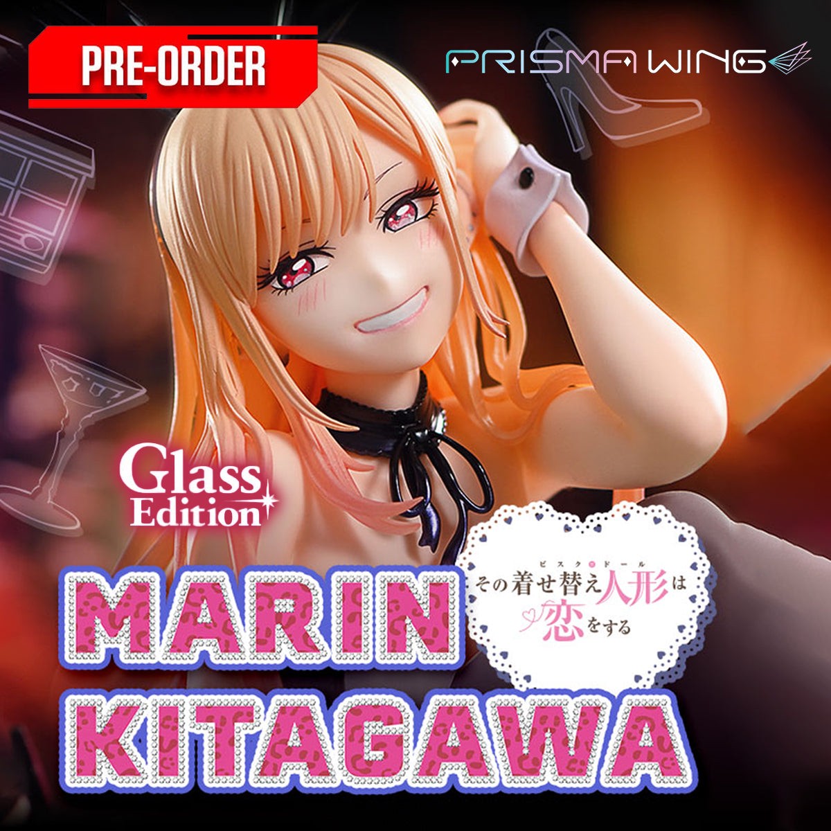 prisma-wing-tv-animation-my-dress-up-darling-marin-kitagawa-glass-ed-1-7-scale-pre-painted-figure-pre-order-downpayment