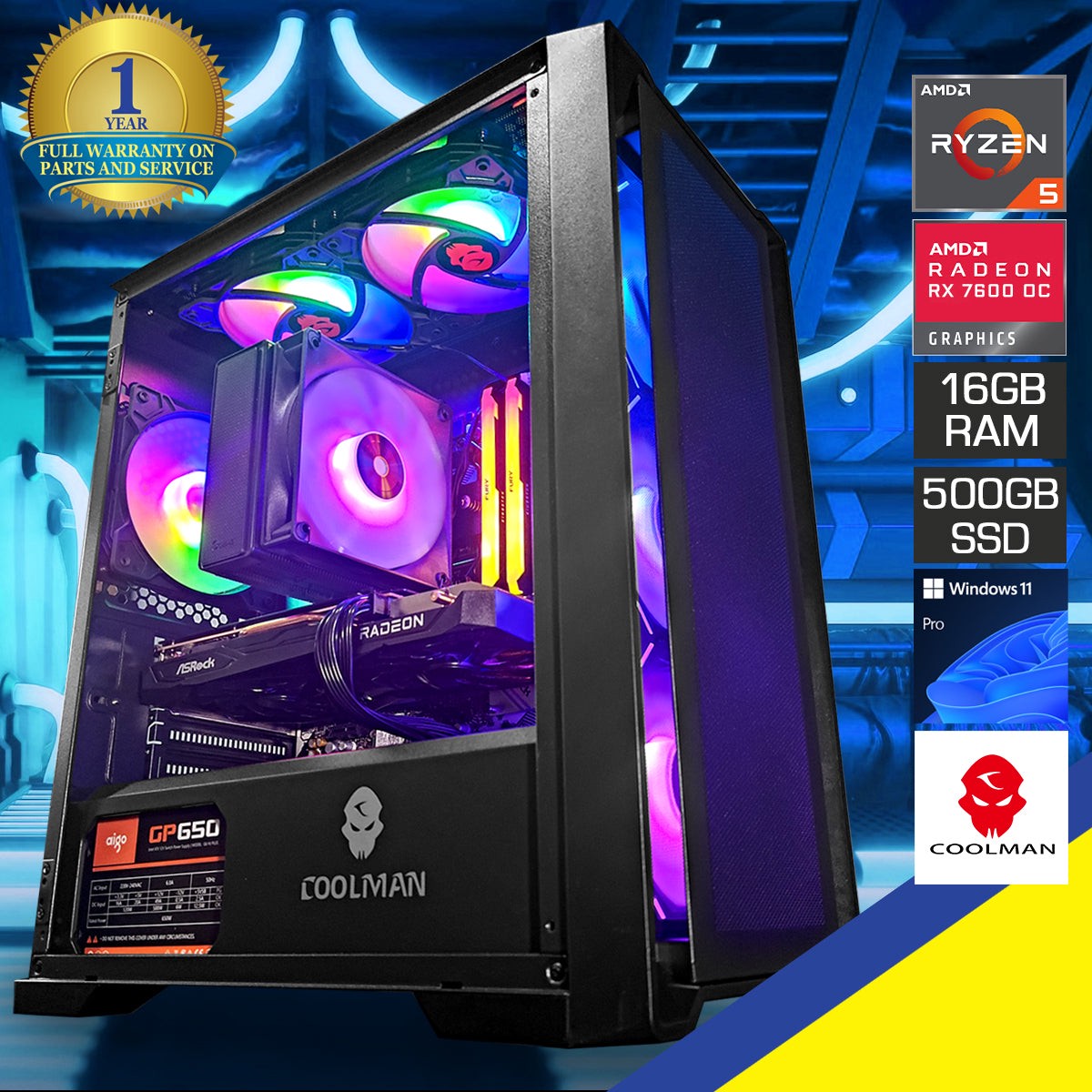 alpha-ruby-black-desktop-gaming-pc-amd-ryzen-5-5500-16gb-ram-500gb-ssd-rx-7600-oc-windows-11-pro