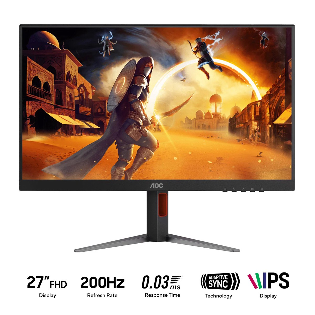 aoc-27g4h-71-27-fhd-1920x1080-ips-200hz-0-3ms-adaptive-sync-gaming-monitor-with-height-tilt-swivel-pivot-adjustment-black-red