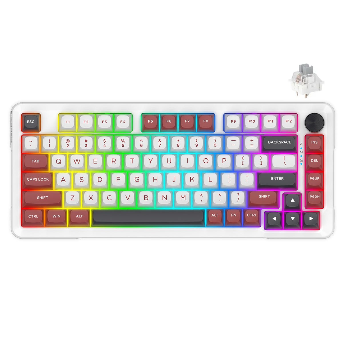 e-yooso-z-82-rgb-81-keys-wired-hot-swappable-mechanical-keyboard-white-red-black-silverwood-switch