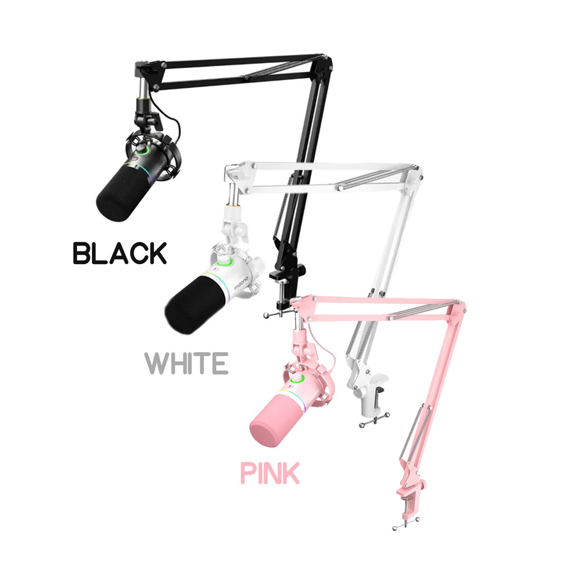 maono-pd200xs-usb-xlr-podcast-dynamic-microphone-set-with-boom-arm-black-white-pink
