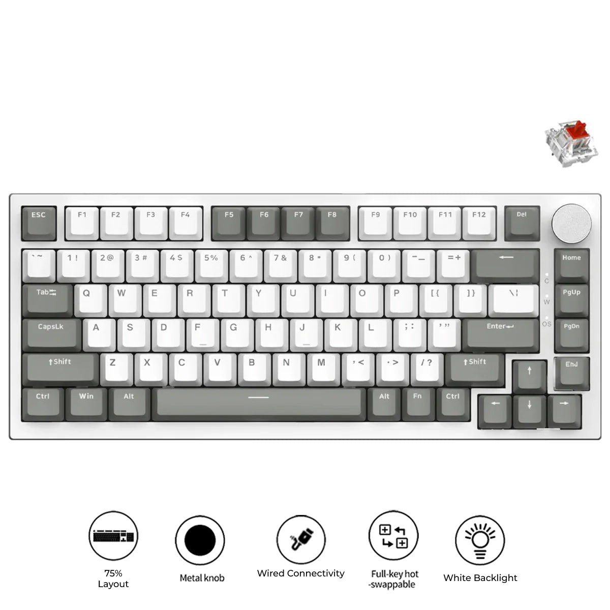 ajazz-ak820-white-backlit-wired-75-hot-swappable-mechanical-keyboard-grey-white-red-switch