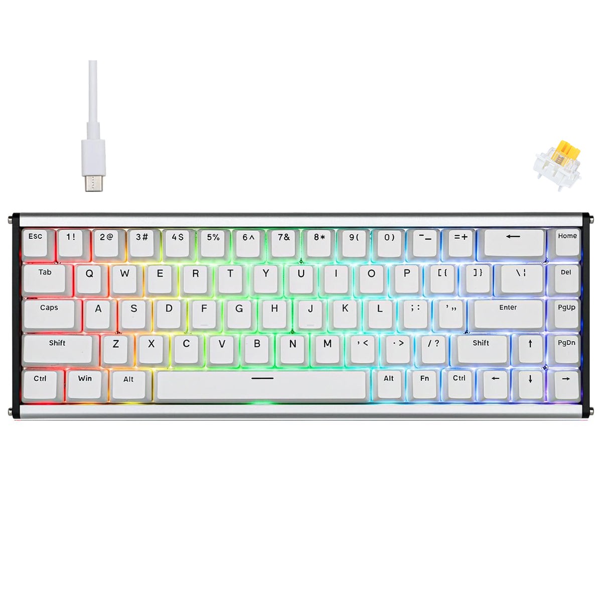 ajazz-alux68-plus-rgb-wired-68-keys-aluminum-cnc-case-hot-swappable-mechanical-keyboard-white-magnetic-grain-switch