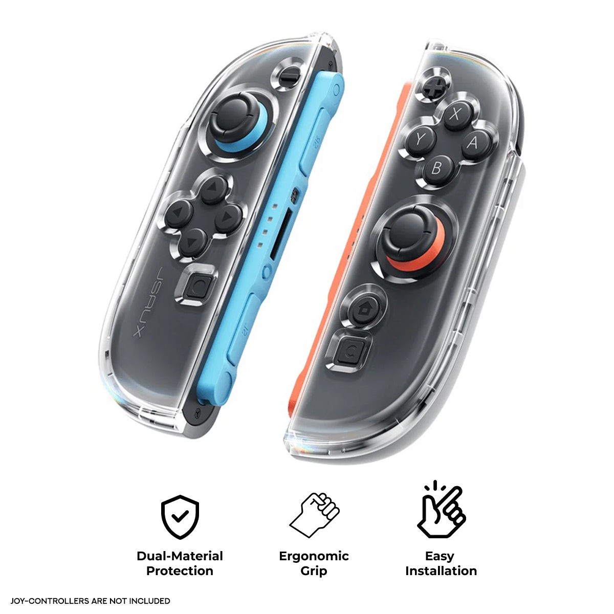jsaux-joy-con-ergonomic-controller-full-coverage-case-fornintendo-switch-2-transparent-grey-pc0119