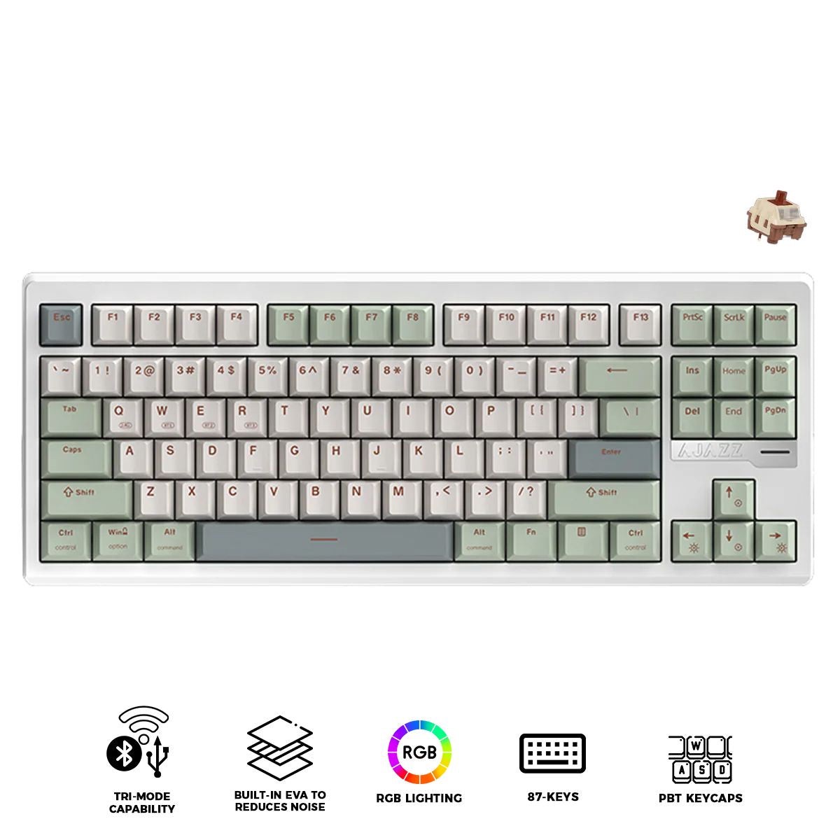 ajazz-qs87-rgb-tri-mode-87-keys-aluminum-cnc-case-gasket-mounted-hot-swappable-mechanical-keyboard-cyan-white-blue-maillard-switch