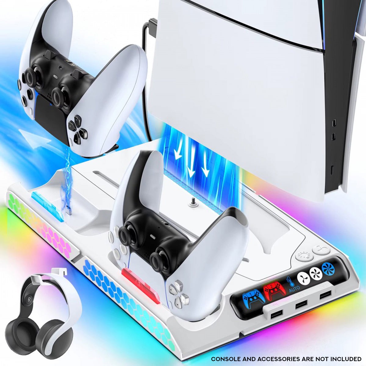 oivo-cooling-stand-upgraded-with-controller-charger-auto-turbo-fan-for-ps5-ps5-slim-ps5-pro-white-vg-p5320w-pro