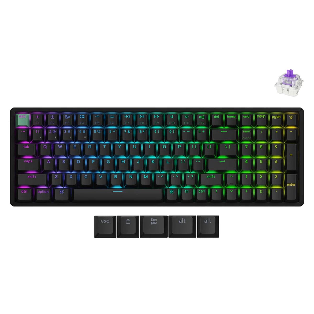 keychron-k4-he-standard-ed-hot-swappable-rgb-backlight-96-wireless-magnetic-switch-custom-keyboard-black-gateron-double-rail-magnetic-nebula-switch-k4h-j1