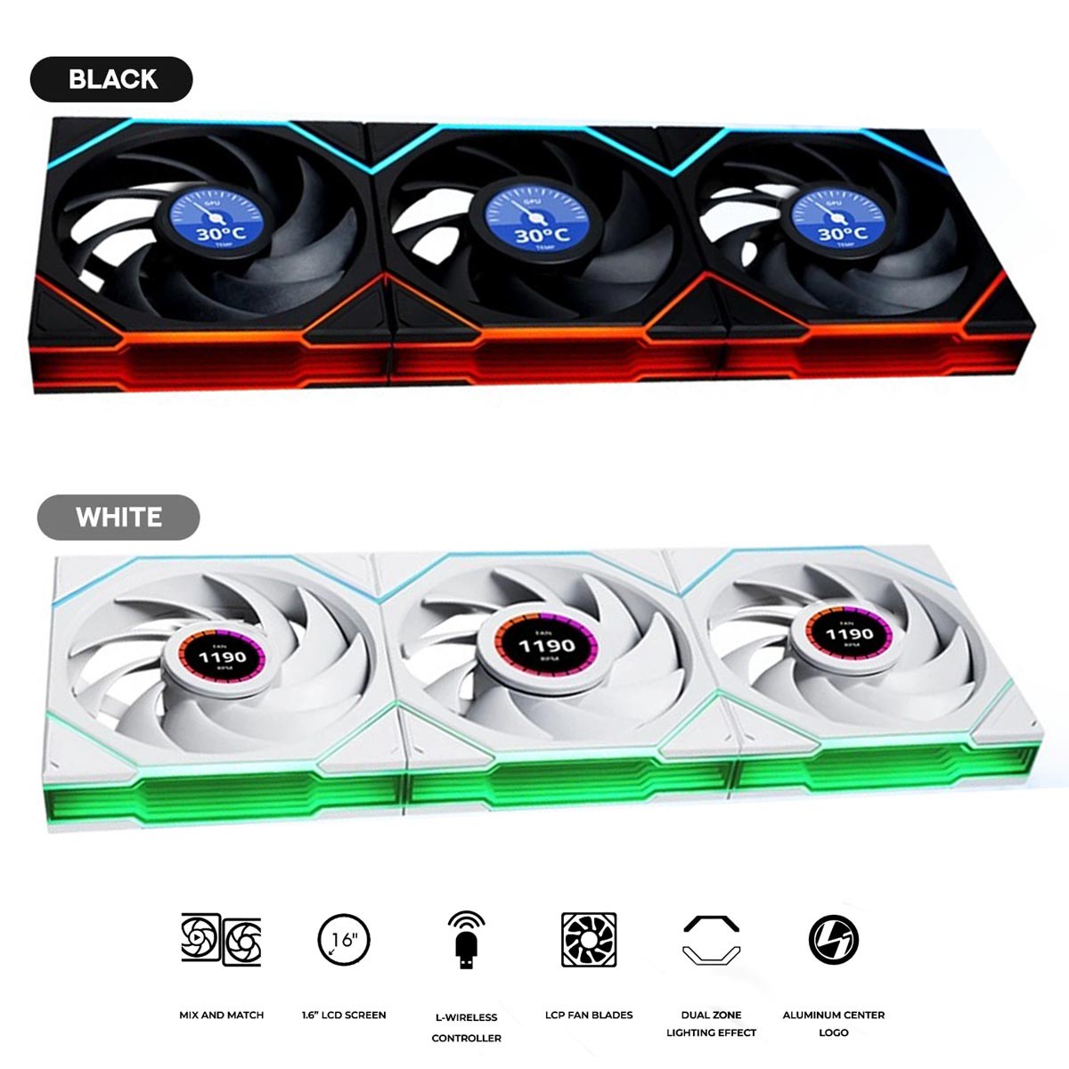 lian-li-uni-fan-tl-wireless-lcd-120mm-revolutionary-argb-triplefan-black-white