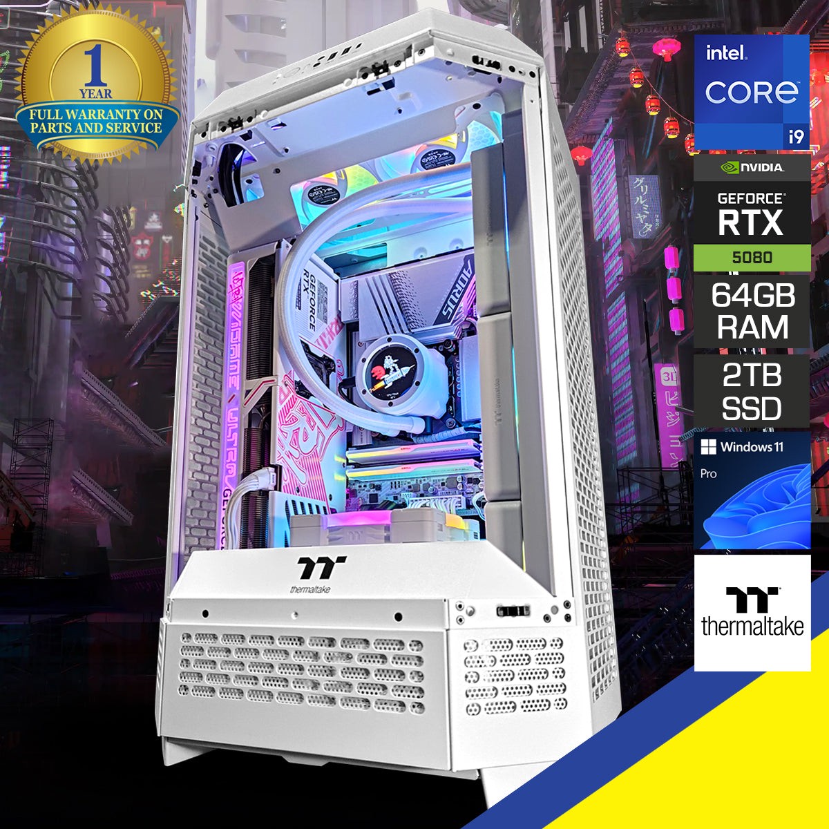 ultra-tower-300-white-desktop-gaming-pc-intel-i9-14900k-64gb-ram-2tb-ssd-rtx-5080-windows-11-pro