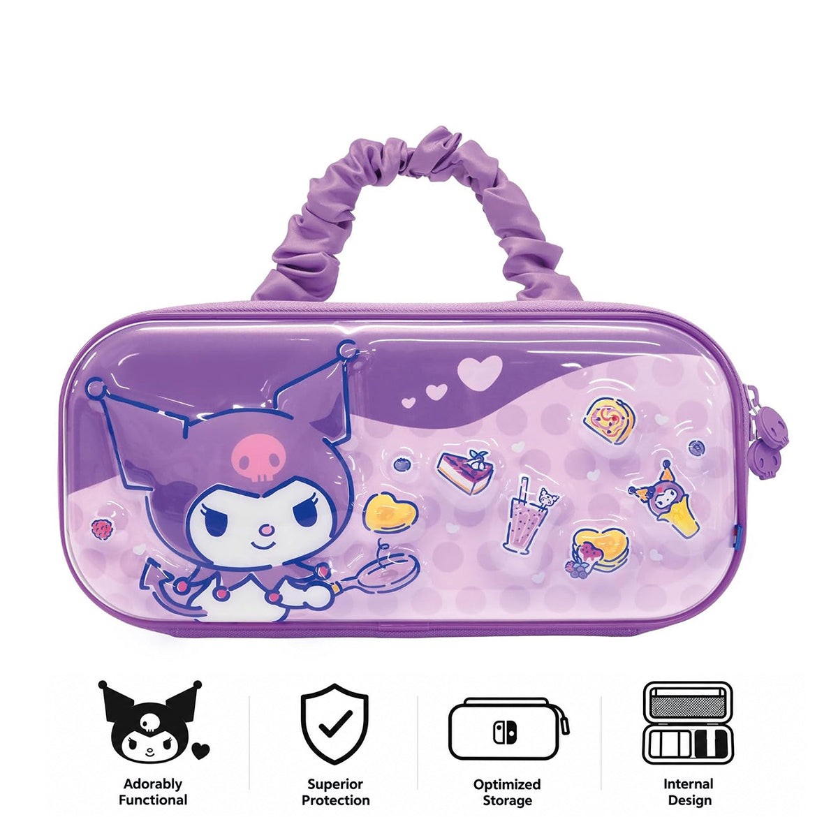 hori-3d-hybrid-hard-pouch-for-nintendo-switch-2-kuromi-nsx-235a