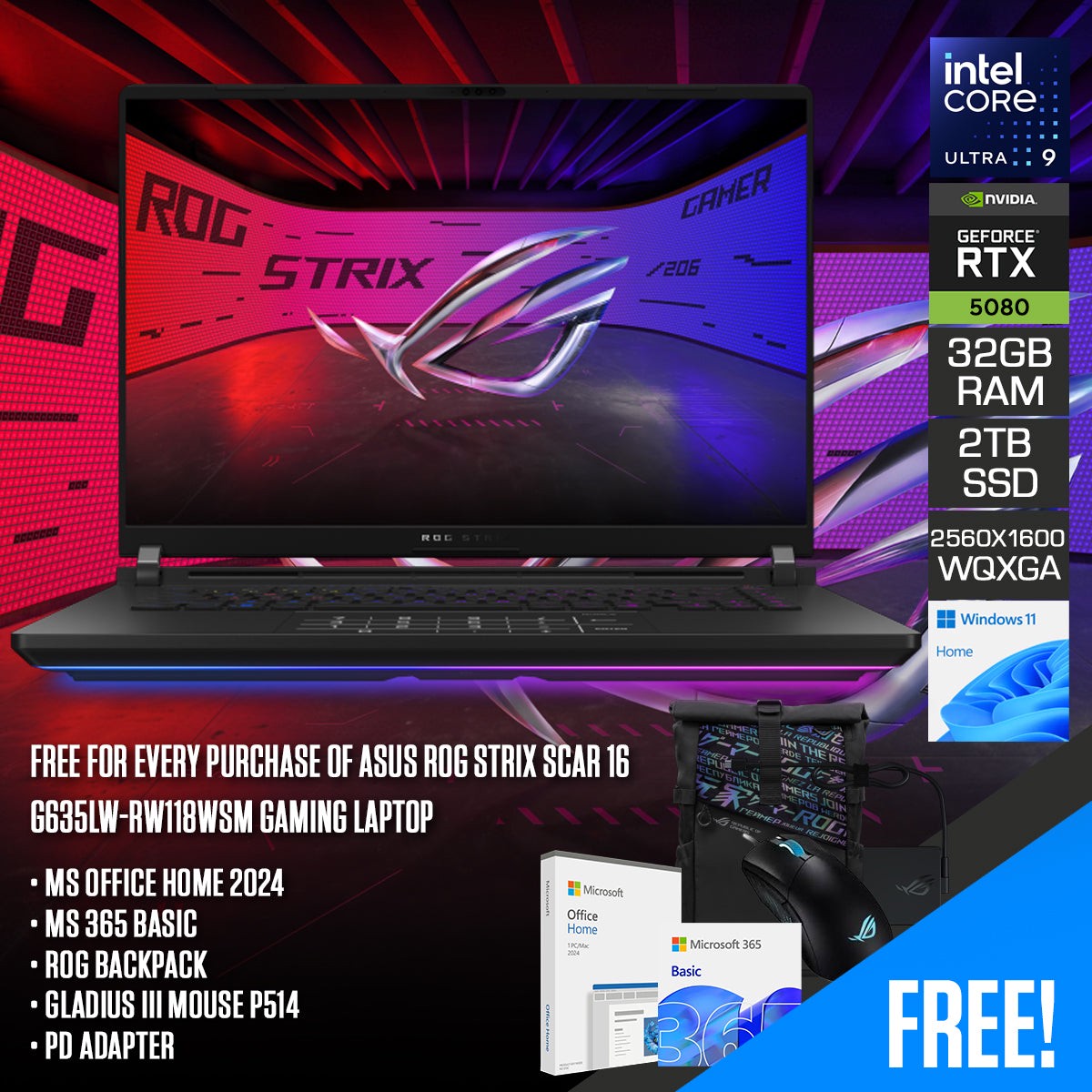 asus-rog-strix-scar-16-g635lw-rw118wsm-gaming-laptop-16-2-5k-mini-led-240hz-core-ultra-9-275hx-32gb-ram-2tb-ssd-rtx-5080-windows-11-home-ms-office-home-2024-ms-365-basic-rog