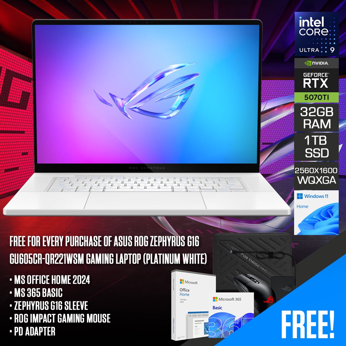 asus-rog-zephyrus-g16-gu605cr-qr221wsm-gaming-laptop-16-2-5k-oled-240hz-core-ultra-9-285h-32gb-ram-1tb-ssd-rtx-5070-ti-win-11-home-ms-office-home-2024-ms-365-basic-sleeve
