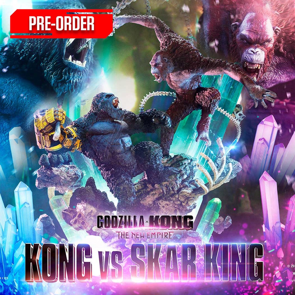 ultimate-diorama-masterline-godzilla-x-kong-the-new-empire-film-kong-vs-skar-king-regular-pre-order-downpayment