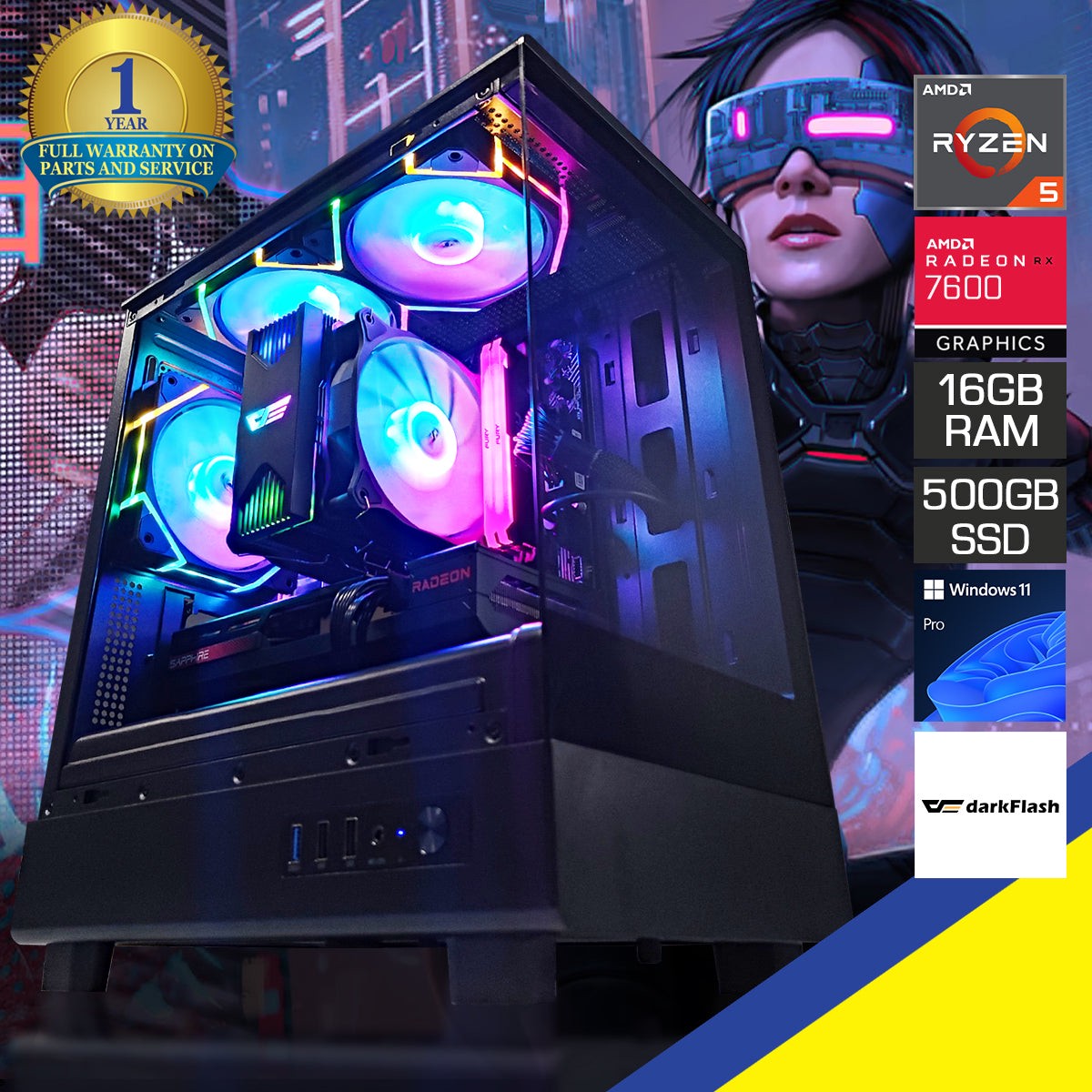 alpha-db330m-black-desktop-gaming-pc-amd-ryzen-5-5500-16gb-ram-500gb-ssd-rx-7600-windows-11-pro