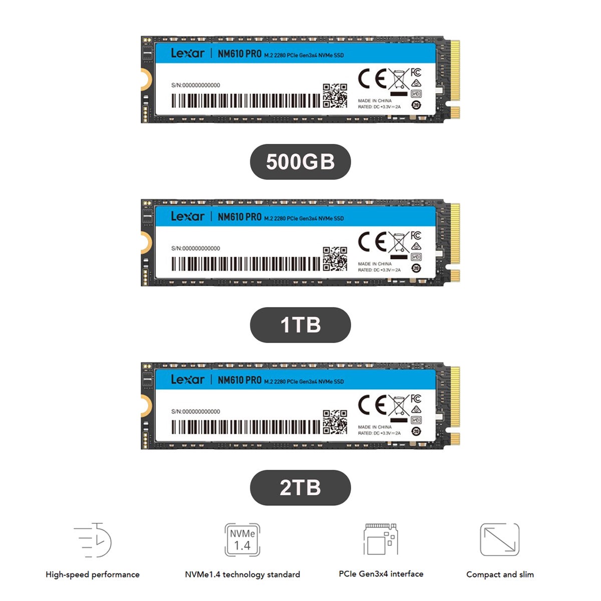 lexar-nm610-pro-m-2-2280-3300mb-s-read-pcie-gen3x4-nvme-ssd-500gb-1tb-2tb-lnm610p500g-rnnng-lnm610p001t-rnnng-lnm610p002t-rnnng