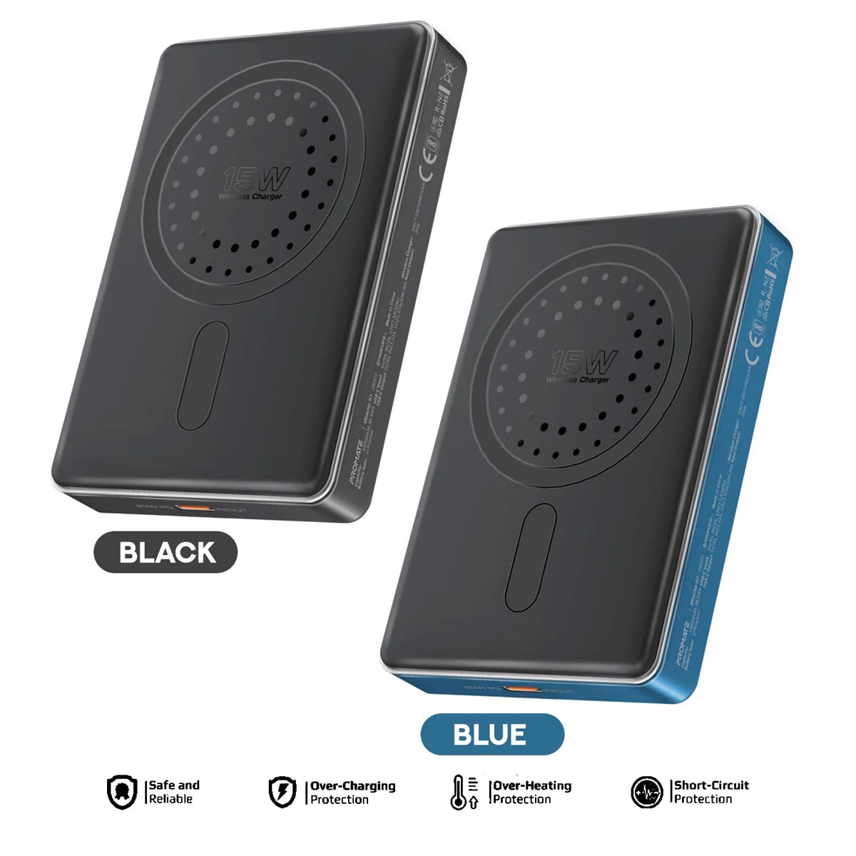 promate-blade-10-ultra-compact-aluminum-crafted-magsafe-compatible-wireless-charging-powerbank-black-blue