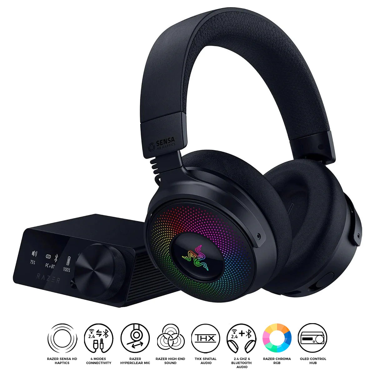 razer-kraken-v4-pro-wireless-gaming-headset-with-oled-control-hub-pc-mac-playstation-nintendo-switch-steam-deck-smartphone