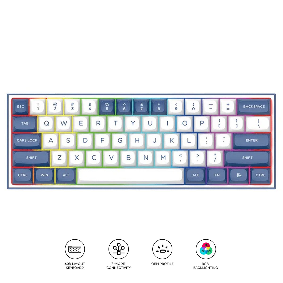 redragon-k717-alcor-rgb-61-keys-60-qmk-via-gasket-mounted-wireless-mechanical-gaming-keyboard