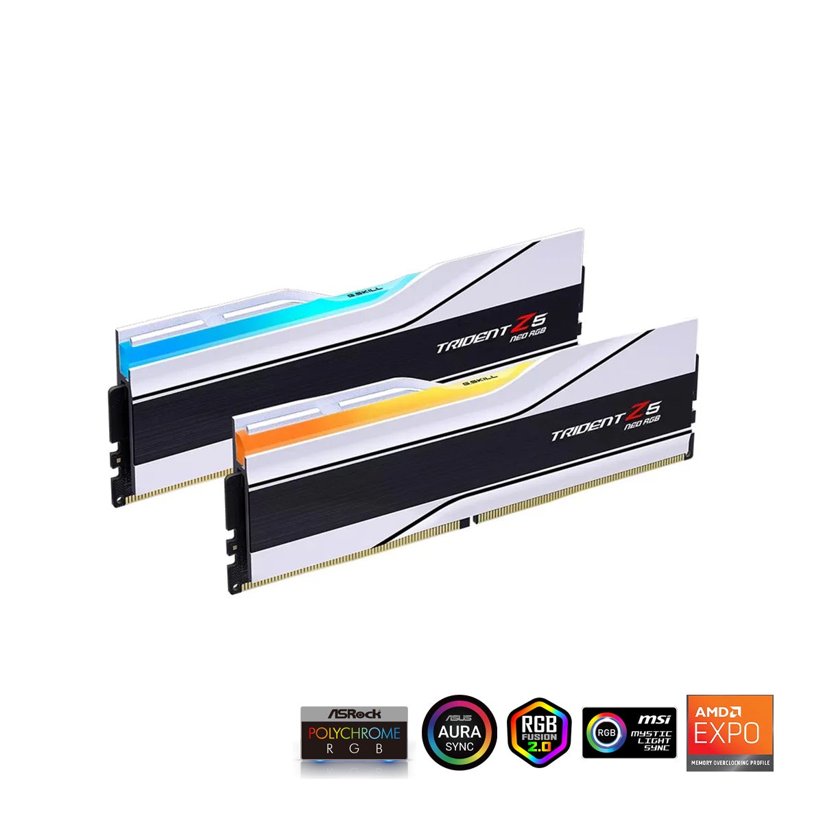 g-skill-trident-z5-neo-rgb-32gb-2x16gb-ddr5-6000-mt-s-cl28-36-36-96-1-40v-amd-expo-desktop-memory-matte-white-f5-6000j2836g16gx2-tz5nrw