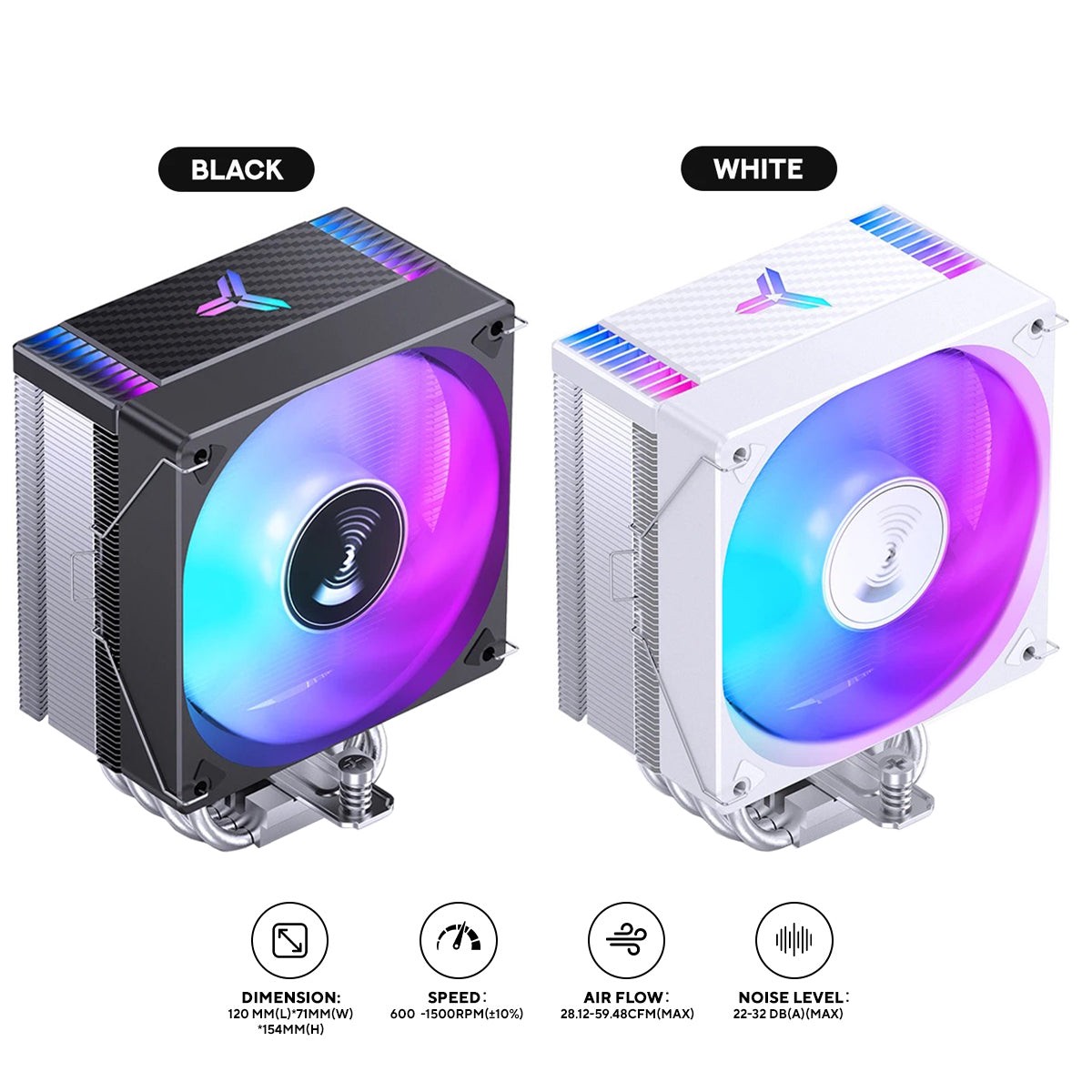 jonsbo-cr-1000-max-silent-series-120mm-single-tower-cpu-cooler-black-white